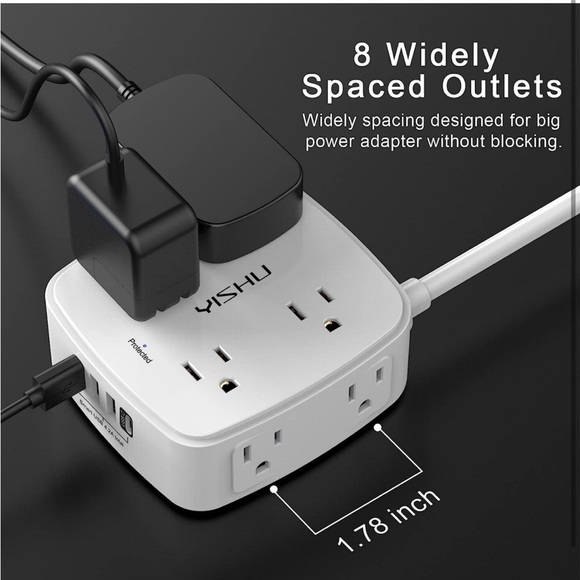 Surge protector power strip - Picture 3 of 8